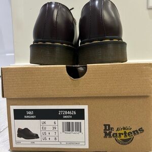 Dr. Martens Burgundy Smooth Oxfords